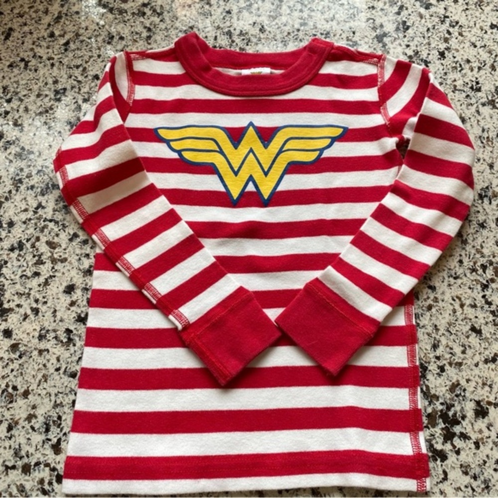 HANNA ANDERSSON Striped PJ Top Long Sleeves Organic Cotton 4